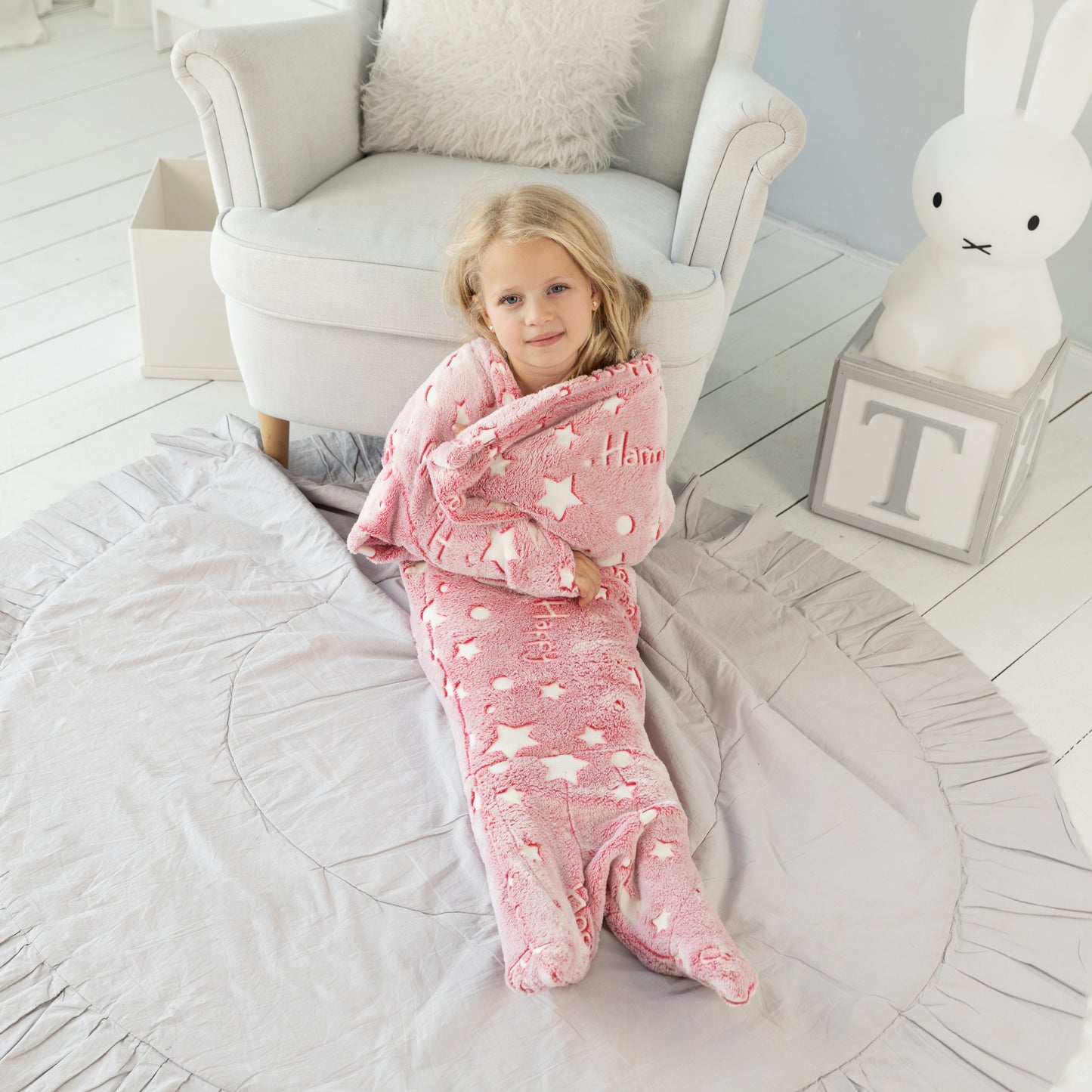 Glow In The Dark Mermaid Tail Blanket