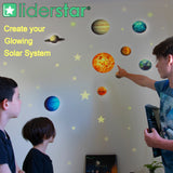 Glow In The Dark Solar System and Stars Wall Stickers
