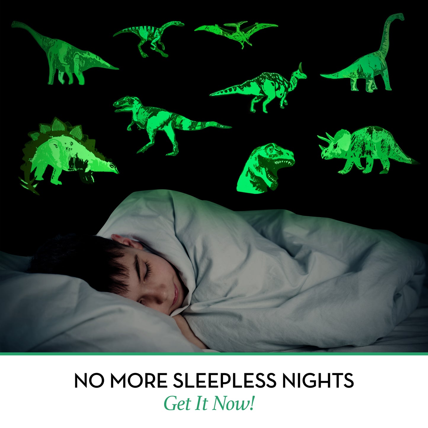 Glow In The Dark Dinosaurs Wall Stickers