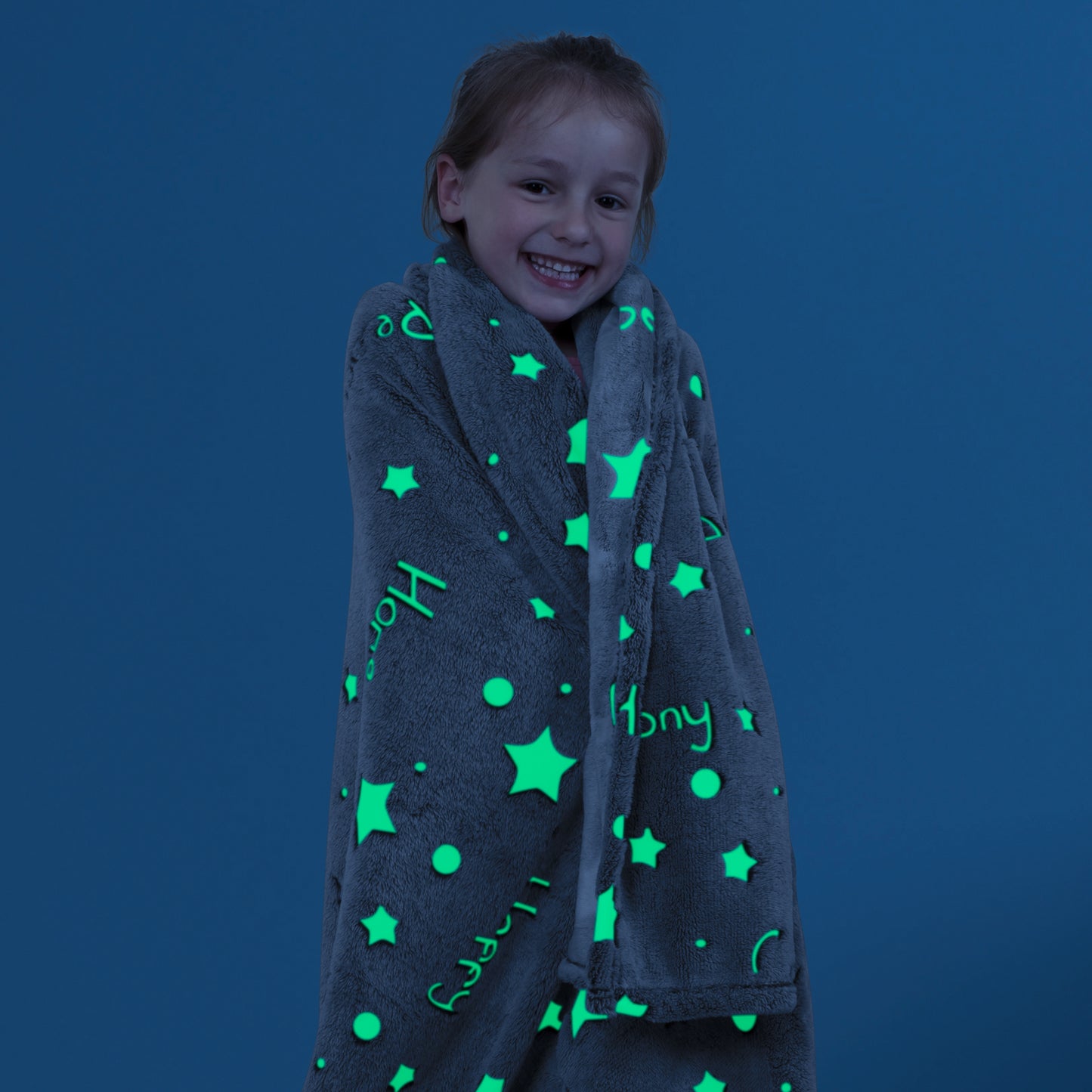 Glow-in-the-Dark Pink Throw Blanket – 50 x 60 in
