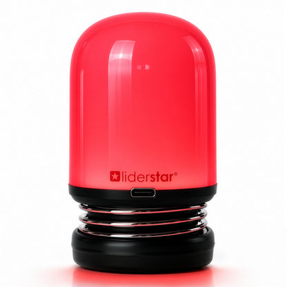 Red Light Night Light for Sleep, 3 Light Modes in One Lamp, Amber Light, Red Light & Dual Light, Rechargeable Dimmable Bedside Reading Lamp, Portable Night Light for Bedroom & Nursery