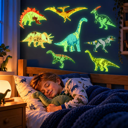 Glow In The Dark Dinosaurs Wall Stickers