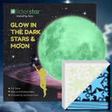 Glow In The Dark Moon and Stars - Blue