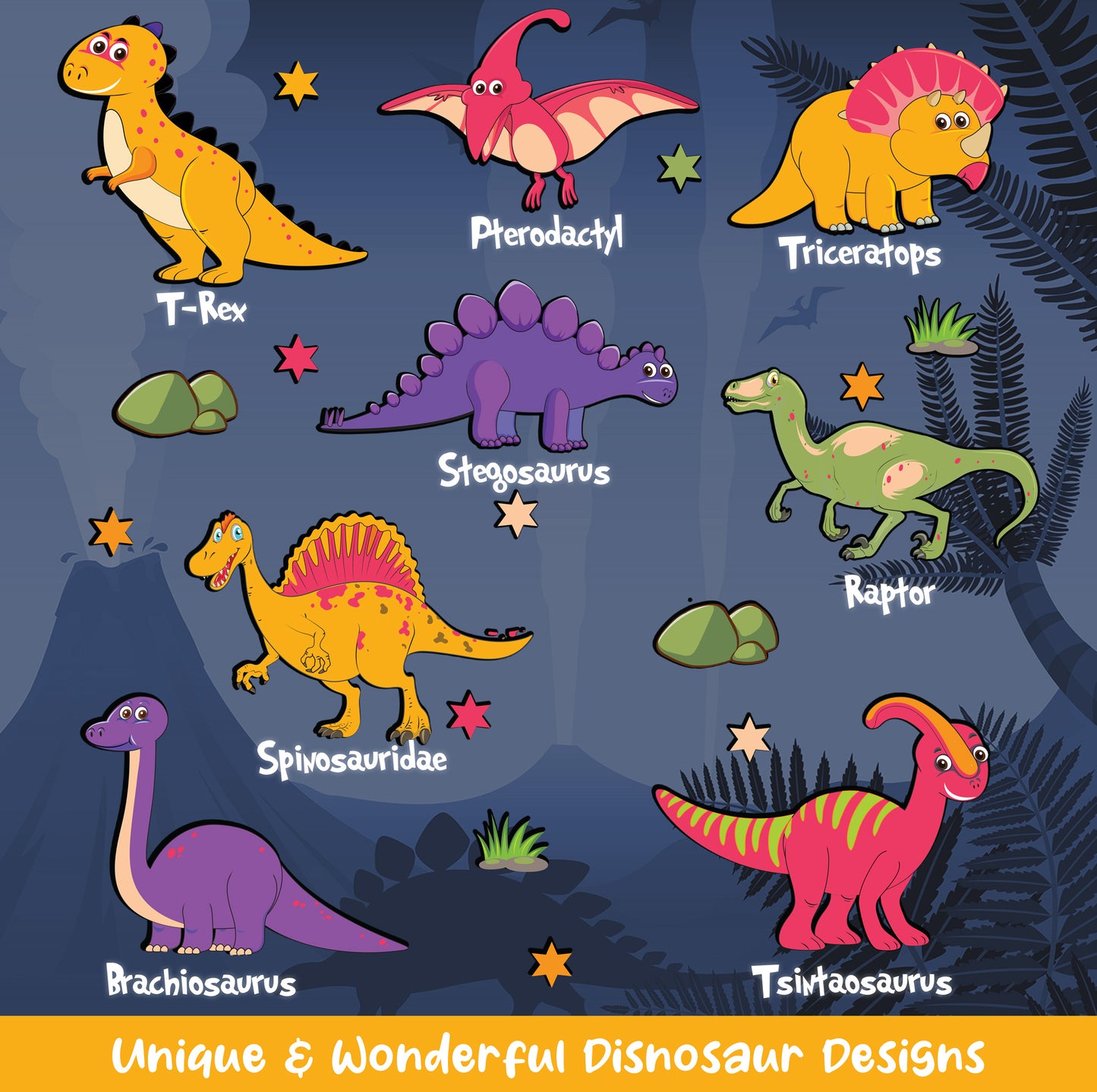 Glow In The Dark Throw Blanket -DINOSAUR