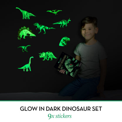 Glow In The Dark Dinosaurs Wall Stickers