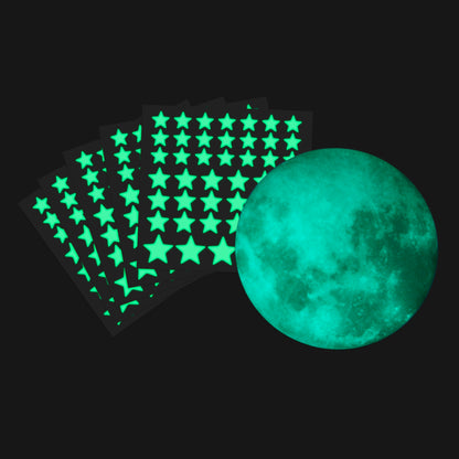 Glow In The Dark Moon and Stars