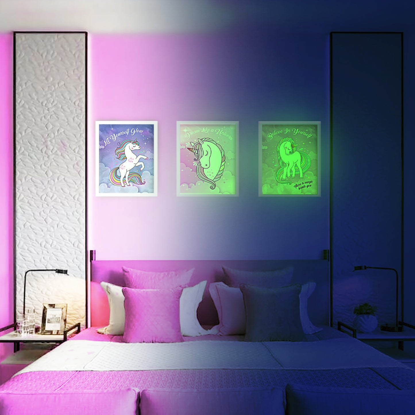 Glow In The Dark Unicorn Posters